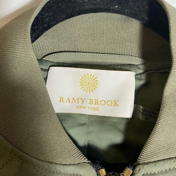 Ramy Brook Mickie Graffiti Sequin Bomber Jacket - Picture 5 of 9